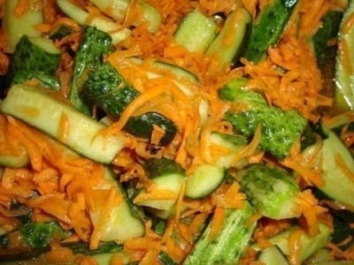 Вкусная закуска - *Огурчики по-корейски* (можно на зиму)