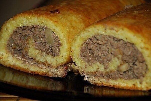 Сырно-мясной рулет Сырно-мясной рулет