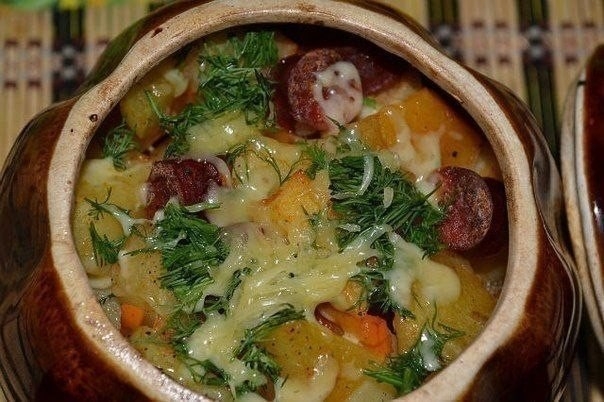 Карошечка с охотничьими колбасками