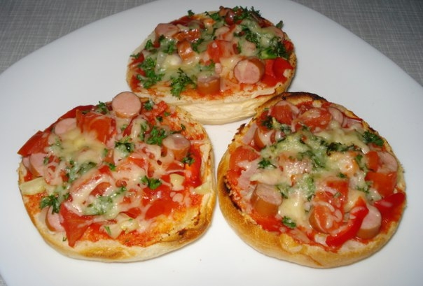 Пицца из булочек