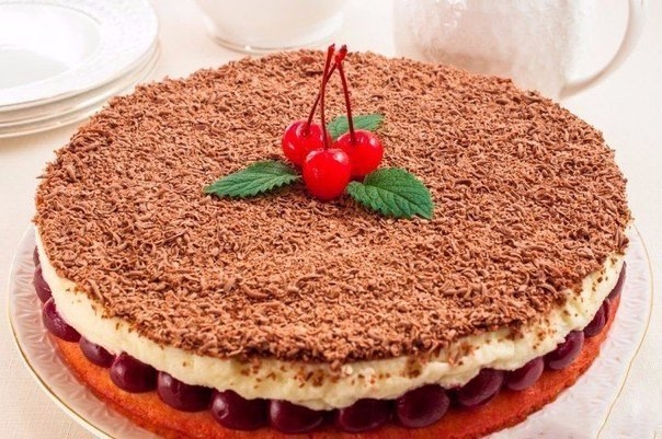 Невероятно вкусный вишневый пирог "Наслаждение"