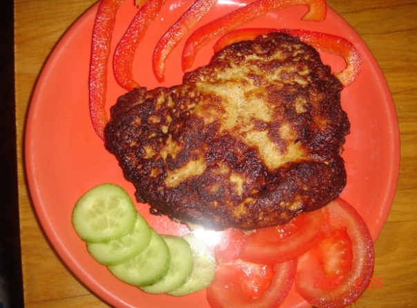 Мясо в грибном кляре Мясо в грибном кляре