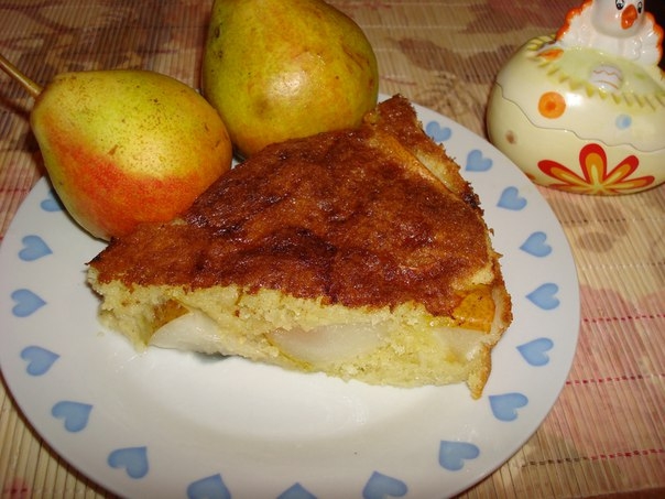 Кокосовый манник с грушами Кокосовый манник с грушами
