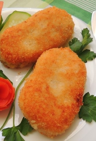 Котлеты из риса и картофеля