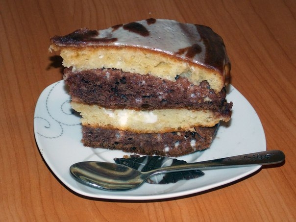 Вкусный сметанный тортик! Только приготовили!