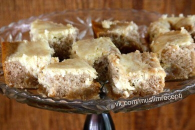 Кофейный пирог со сливочным сыром