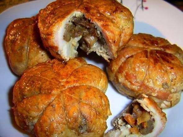 Вкусненькие мясные колобки с начинкой