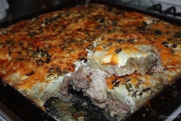 Как приготовить "Мясо под шубой" быстро