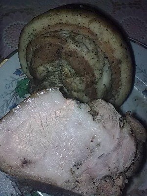 Сало (очень вкусный рулет)