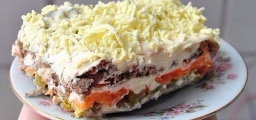 Салат слоёный 'Печёнкин'