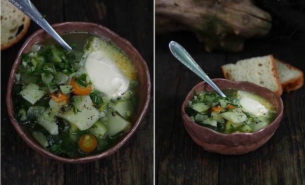 Капустный суп с рисом