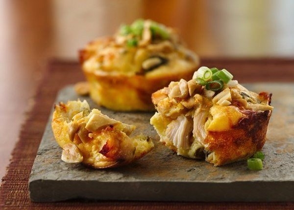 Чудные маффины с овощами и курицей Чудные маффины с овощами и курицей