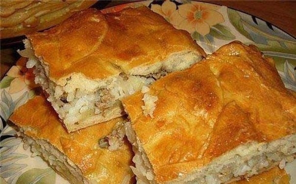 ПИРОГ С МЯСОМ 'ЛЕГЧЕ НЕ БЫВАЕТ'