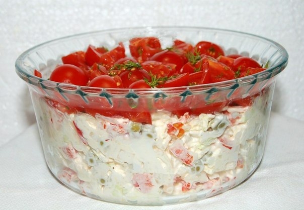 Салат 'Красная шапочка'.