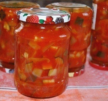 СОУС-ЗАКУСКА ИЗ КАБАЧКОВ И СЛИВ НА ЗИМУ