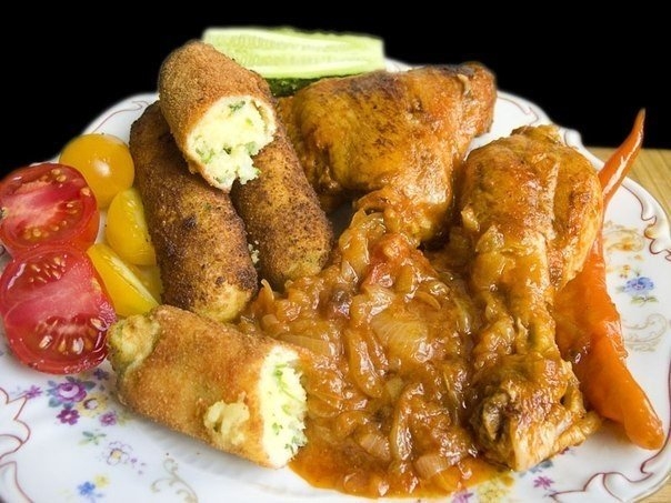 КУРИЦА В ЯБЛОЧНОМ СОУСЕ