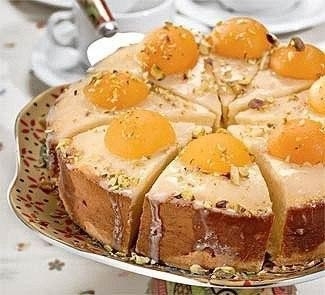 Творожный торт с абрикосами. Творожный торт с абрикосами.