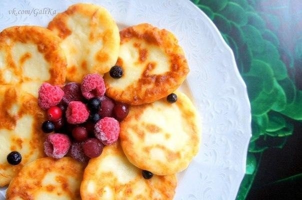 Сырники с яблоком