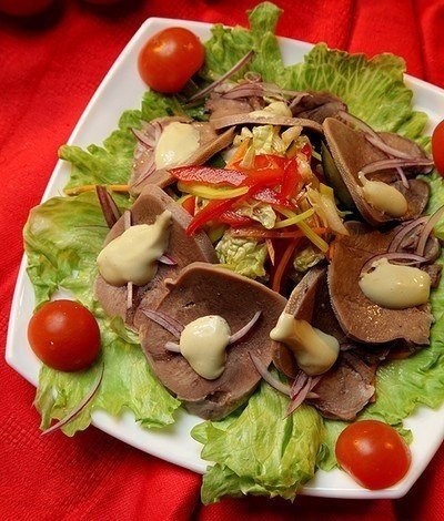 Салат из языка говяжьего рецепт с фото