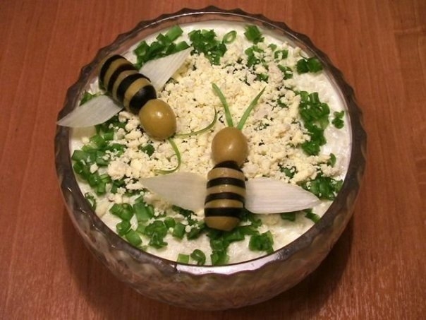 Салат ПЧЕЛКИ