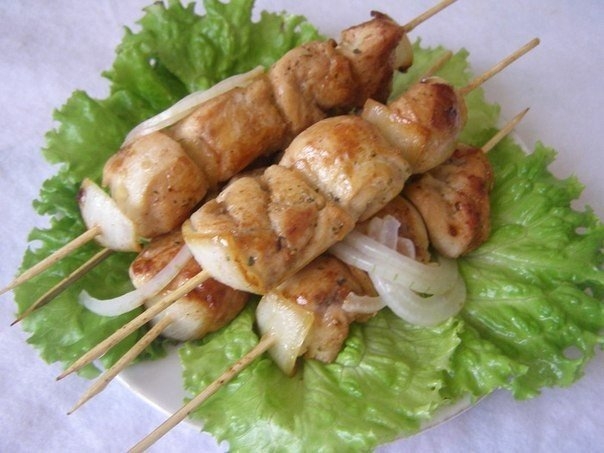 ДОМАШНИЕ ШАШЛЫЧКИ ИЗ КУРИННОЙ ГРУДКИ