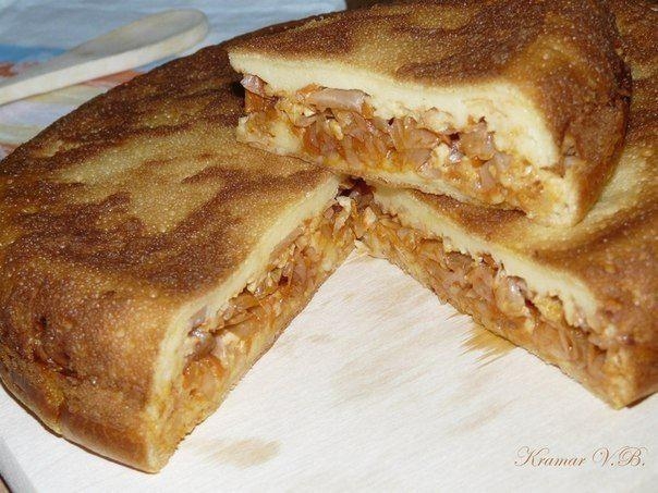 Пирог с капустой.