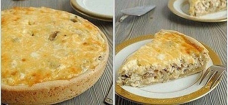ПИРОГ С КУРИЦЕЙ И ГРИБАМИ В МУЛЬТИВАРКЕ!