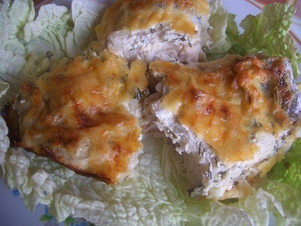 "Рыба, запеченная в сметане"