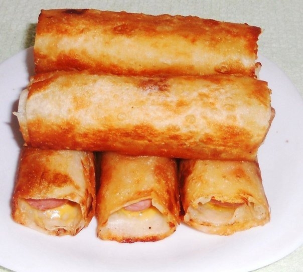 Сосиска в картофельной шубке
