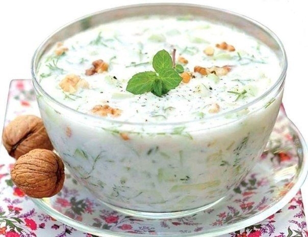 Витаминный, освежающий летний супчик.