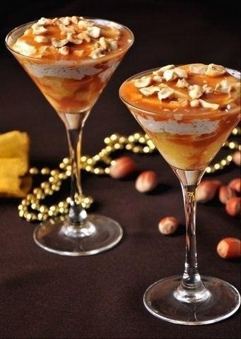 Яблочно-ореховый десерт
