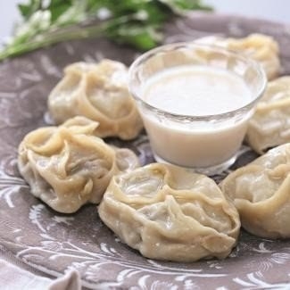 Манты с мясом