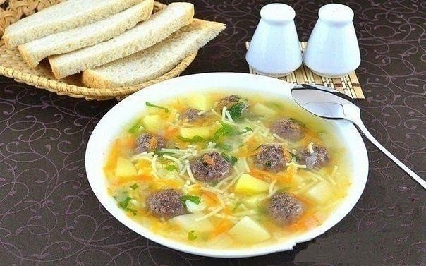 Суп с фрикадельками! Суп с фрикадельками!