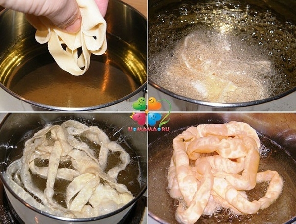 Вкусный хворост, тающий во рту