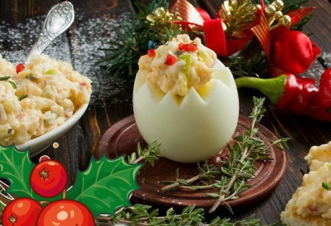 Новогодние закуски 2018 &ndash; острый топинг с сыром