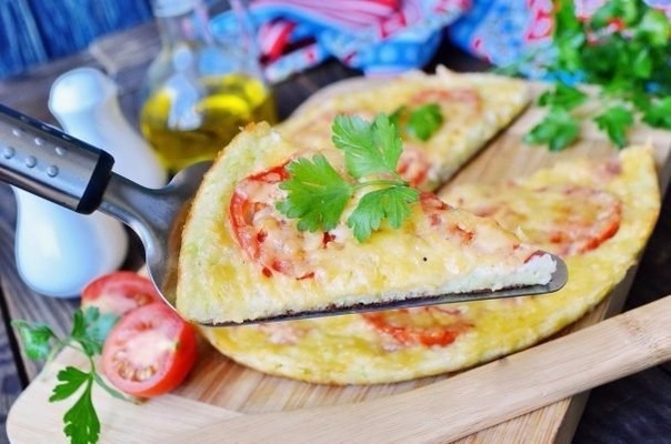 Пицца на кабачковой основе Пицца на кабачковой основе