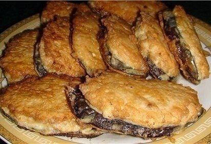 Жареные баклажаны "под мясом". . Жареные баклажаны "под мясом". .