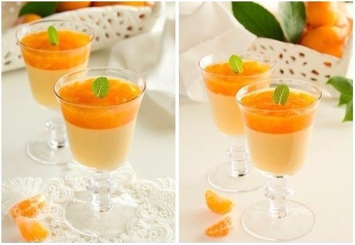 Легкий, вкусный и самый &laquo;новогодний&raquo; десерт &mdash; мандариновая панна-котта