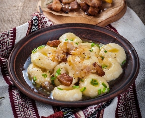 Необычные картофельные галушки