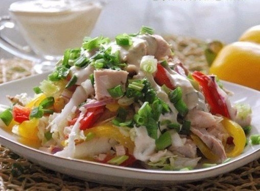 Салат «Курочка-Снегурочка»
