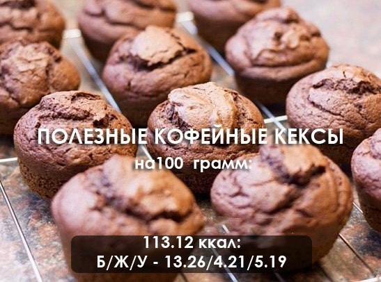 Полезные кофейные кексы
