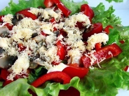 Супер вкусный диетический салат