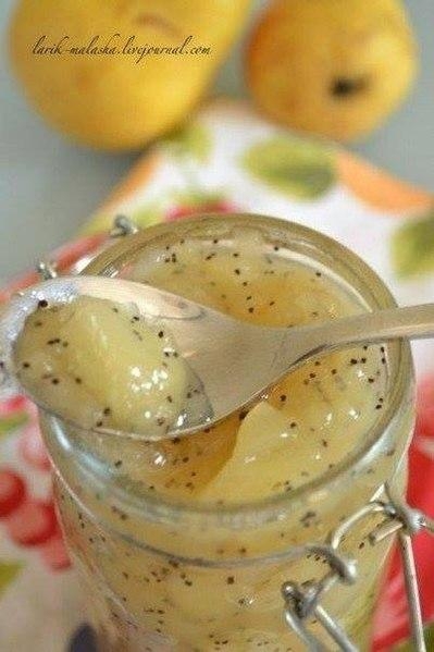 Варенье из груш с маком - очень-очень вкусное
