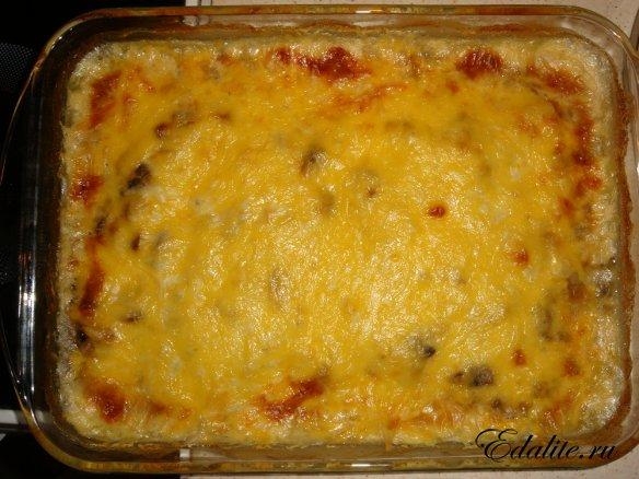 КУРИНОЕ ФИЛЕ В СЛИВОЧНОМ СОУСЕ С ГРИБАМИ