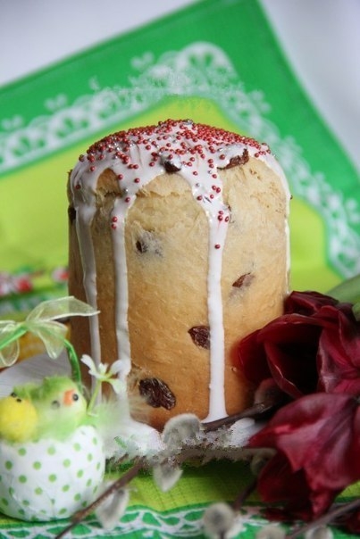 Кулич на сухих дрожжах. Кулич на сухих дрожжах.