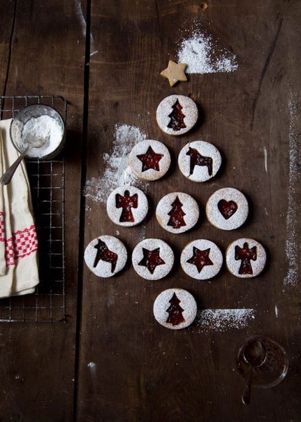 Линцерское печенье(Linzer Cookies) Линцерское печенье(Linzer Cookies)
