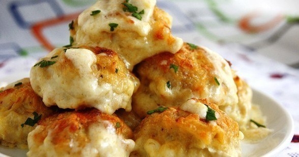 Куриные шарики с мороквью