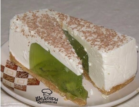 ЖЕЛЕЙНЫЙ ТОРТ С КИВИ