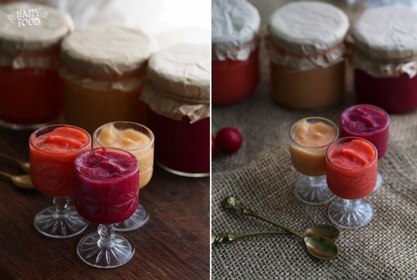 Ягодный крем(curd) - черничный, клубничный и черешневый.