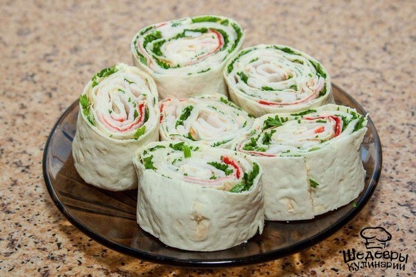 БЫСТРАЯ ЗАКУСКА В ЛАВАШЕ